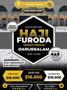 Harga Haji Furoda 2024 Darussalam