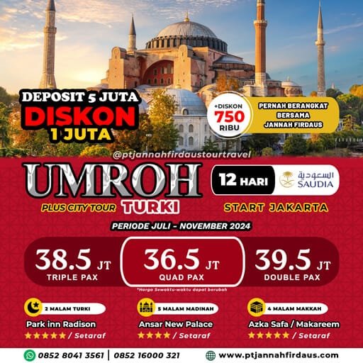 Harga Umroh 2024 Paket Biaya Mulai dari Rp 25.000.000