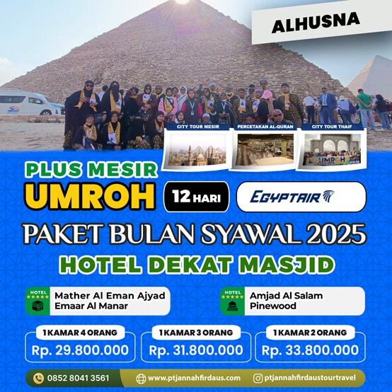 Umroh Bulan Syawal Alhusna 2025