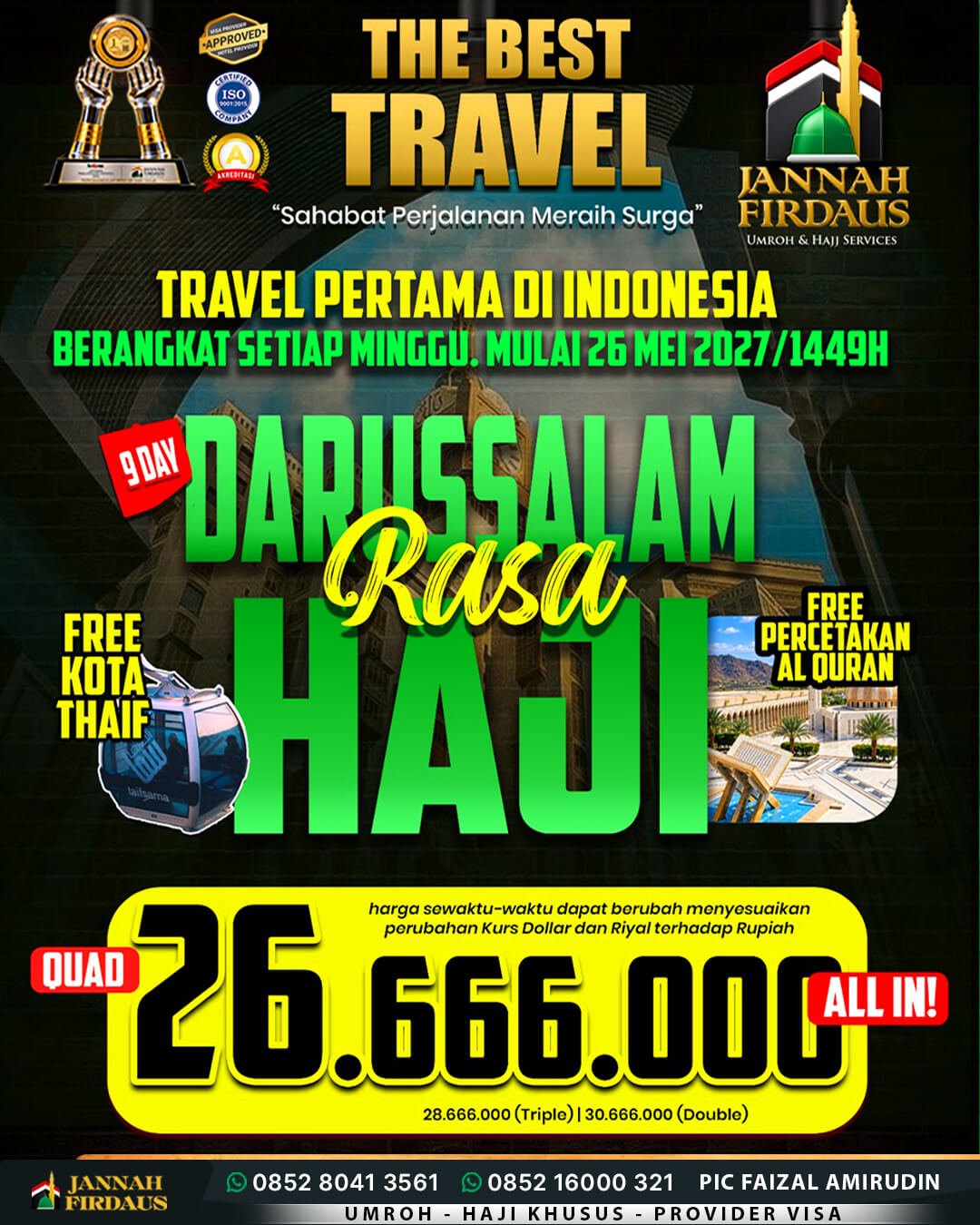 Harga Umroh Mei 2027 7 umroh mei 2027 darussalam