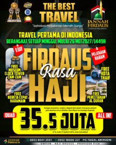 umroh mei 2027 firdaus