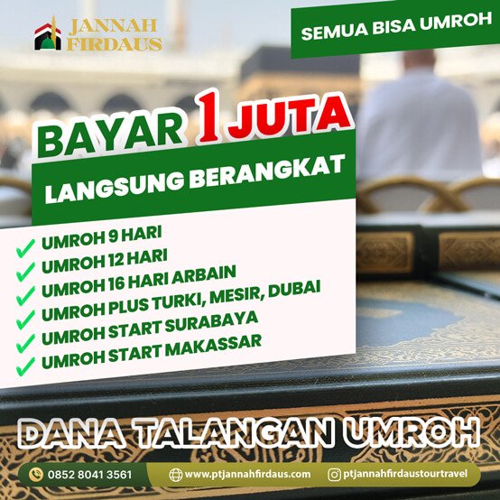 Dana Talangan Umroh Cicilan Syariah