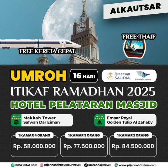 UMROH VIP ITIKAF RAMADHAN 2025 ALKAUTSAR