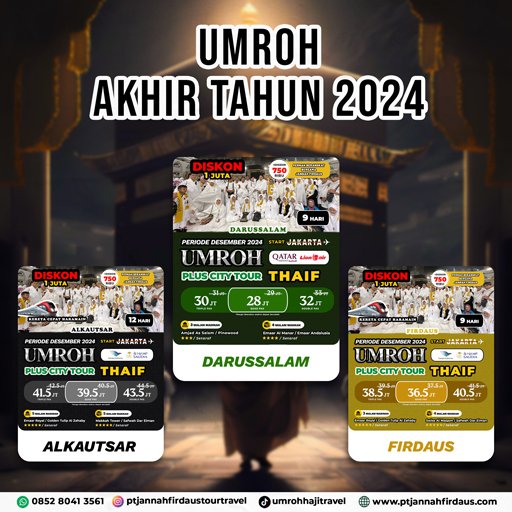 Umroh Akhir Tahun 2024 PT Jannah Firdaus