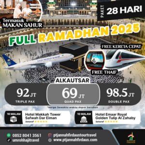 Umroh Full ramadhan 2025 28 Hari Alkautsar