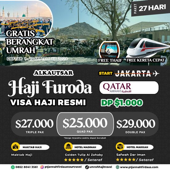 Haji Furoda 2025 Promo September alkautsar