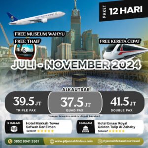 Umroh Agustus September Oktober November 2024 Alkautsar