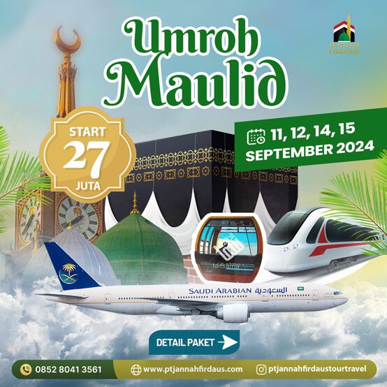 Umroh Maulid 2024 Jannah Firdaus