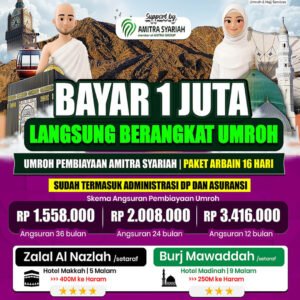 cicilan umroh 2026 jannah firdaus paket arbain