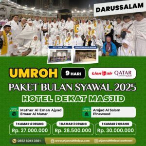 Umroh Bulan Syawal Darussalam 2025