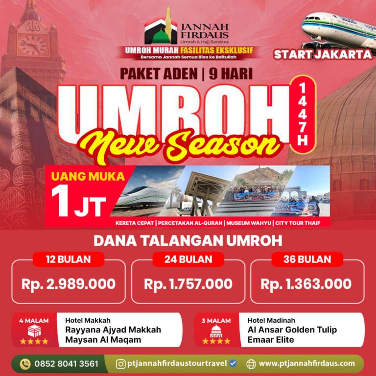 dana talangan umroh 2025 1447 hijriah aden