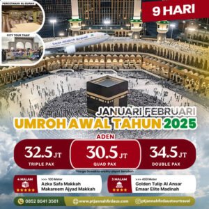 paket umroh januari februari 2025 aden