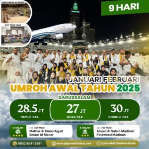 paket umroh januari februari 2025 darussalam