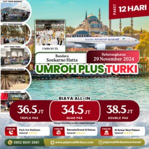 umroh plus turki november 2024