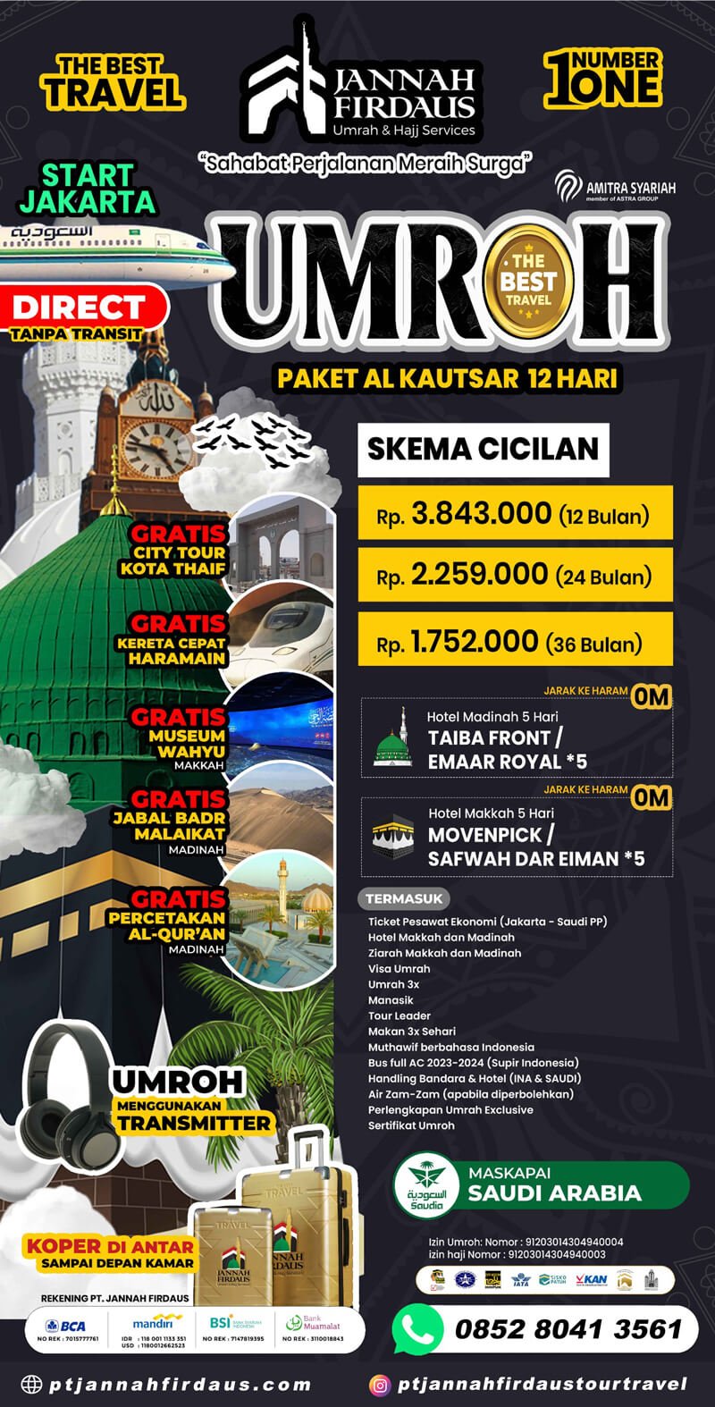 Cicilan Umrah Syariah Alkautsar 2024 2025