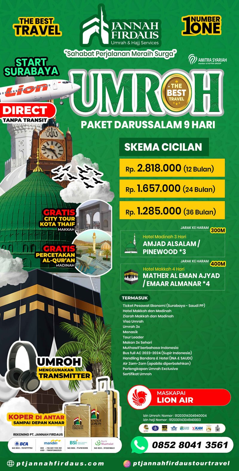 Cicilan Umrah Syariah Darussalam Surabaya 2024 2025