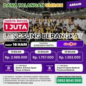 Cicilan Umroh Syariah Arbain 2024 2025