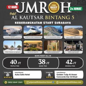 Umroh 12 Hari Surabaya Alkautsar