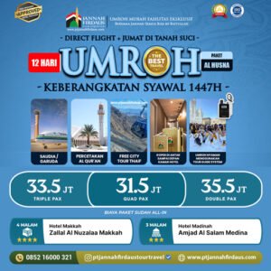 Umroh Syawal 2026 Alhusna Jannah Firdaus Tour Travel