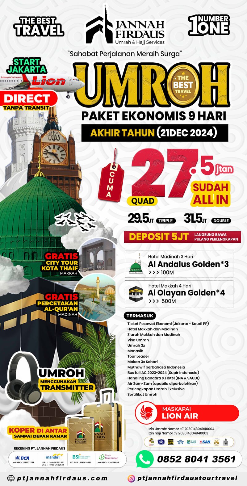 paket umrah desember 2024 ekonomis