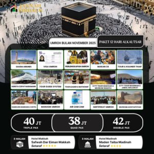 umroh bulan november 2025 alkautsar paket 12 hari