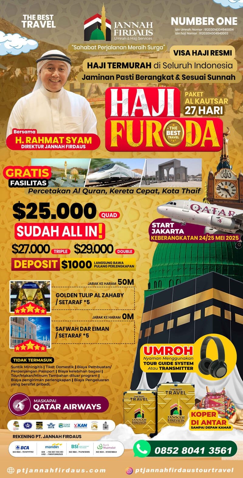 haji tanpa antri 2025 haji furoda alkautsar 27 hari