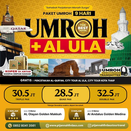 Umroh Plus Al Ula 2025 1446 Hijriah