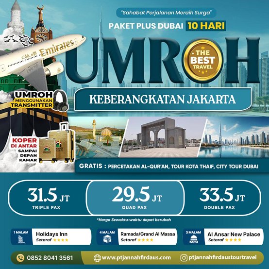 umrah plus dubai 2025 1446H