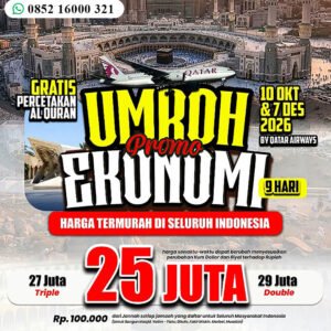 umroh promo 2026 jannah firdaus tour travel paket 9 hari 1448 hijriah