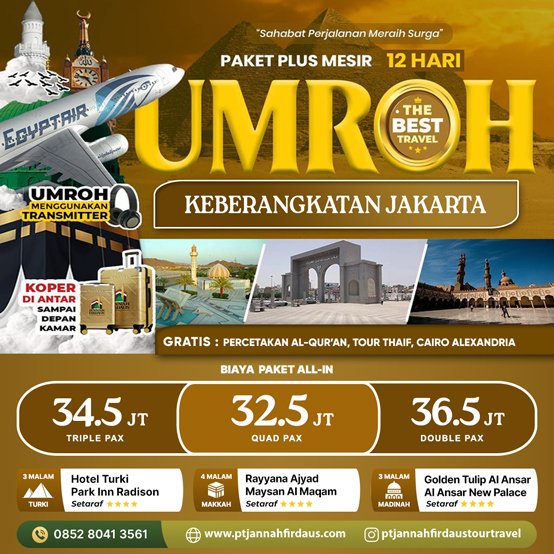 Umrah Plus Mesir 2025 1447 Hijriah