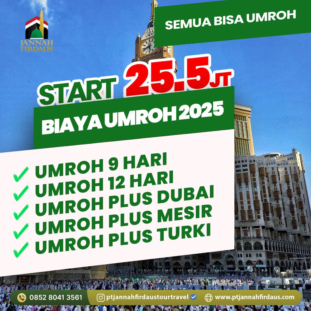 Harga Umroh Promo 2025 32 Umroh Promo 2025 1447 Hijriah