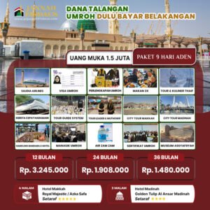dana talangan umroh dulu bayar belakangan aden 2026 1447 hijriah