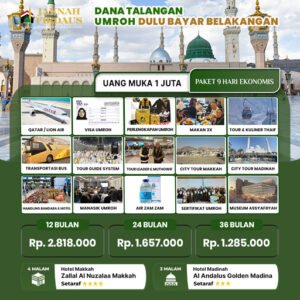 dana talangan umroh dulu bayar belakangan ekonomis 2026 1447 hijriah