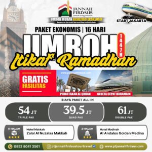 umroh akhir ramadhan 2026 itikaf ekonomis