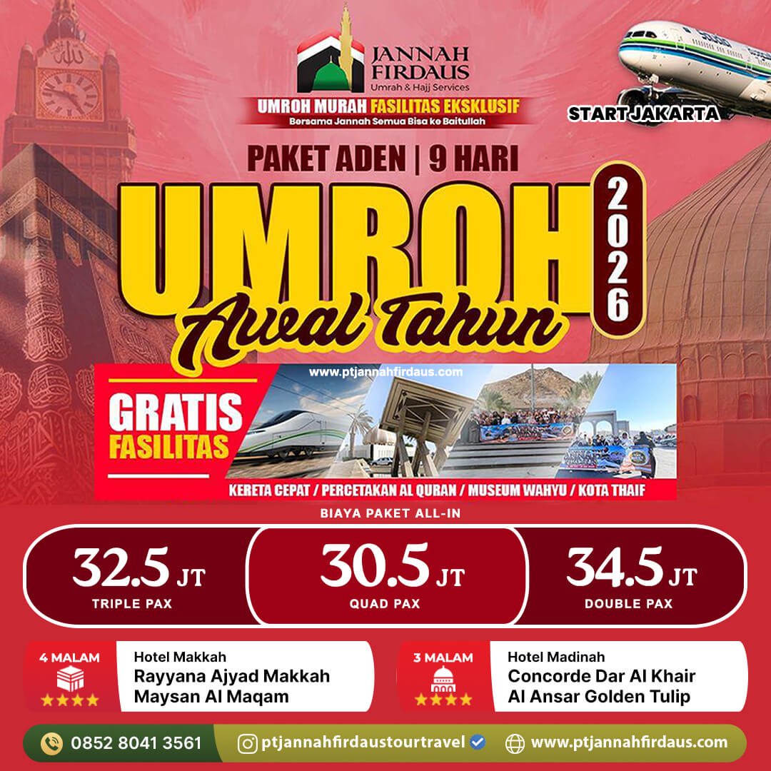 umroh awal tahun 2026 aden