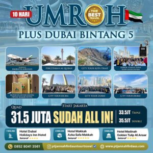 umroh plus dubai 2025 pt jannah firdaus