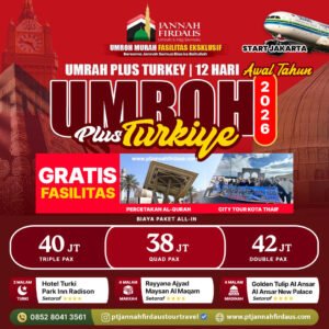 umroh plus turki 2026 awal tahun