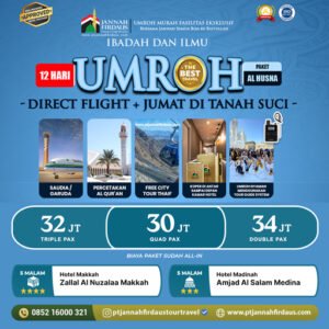 paket umroh 2025 alhusna bulan agustus sampai november