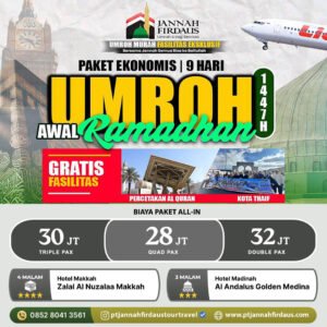 umroh awal ramadhan 2026 ekonomis