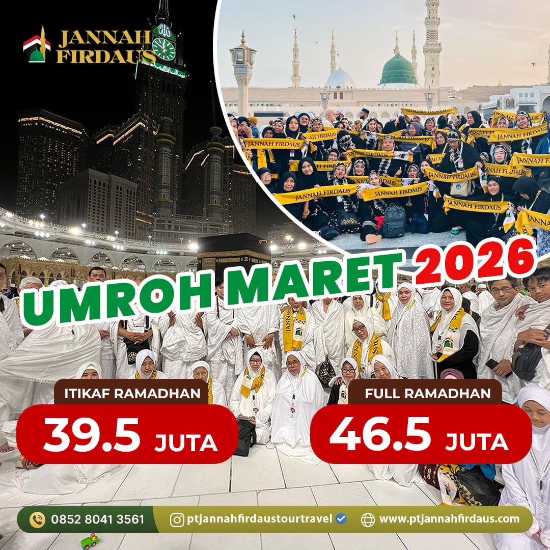 Harga Umroh Maret 2026 15 umroh maret 2026