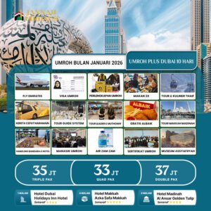 umroh plus dubai 2026 paket 10 hari