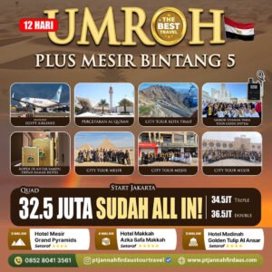 umroh plus mesir 2025 pt jannah firdaus