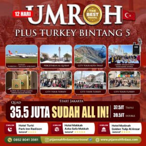 umroh plus turki 2025 pt jannah firdaus