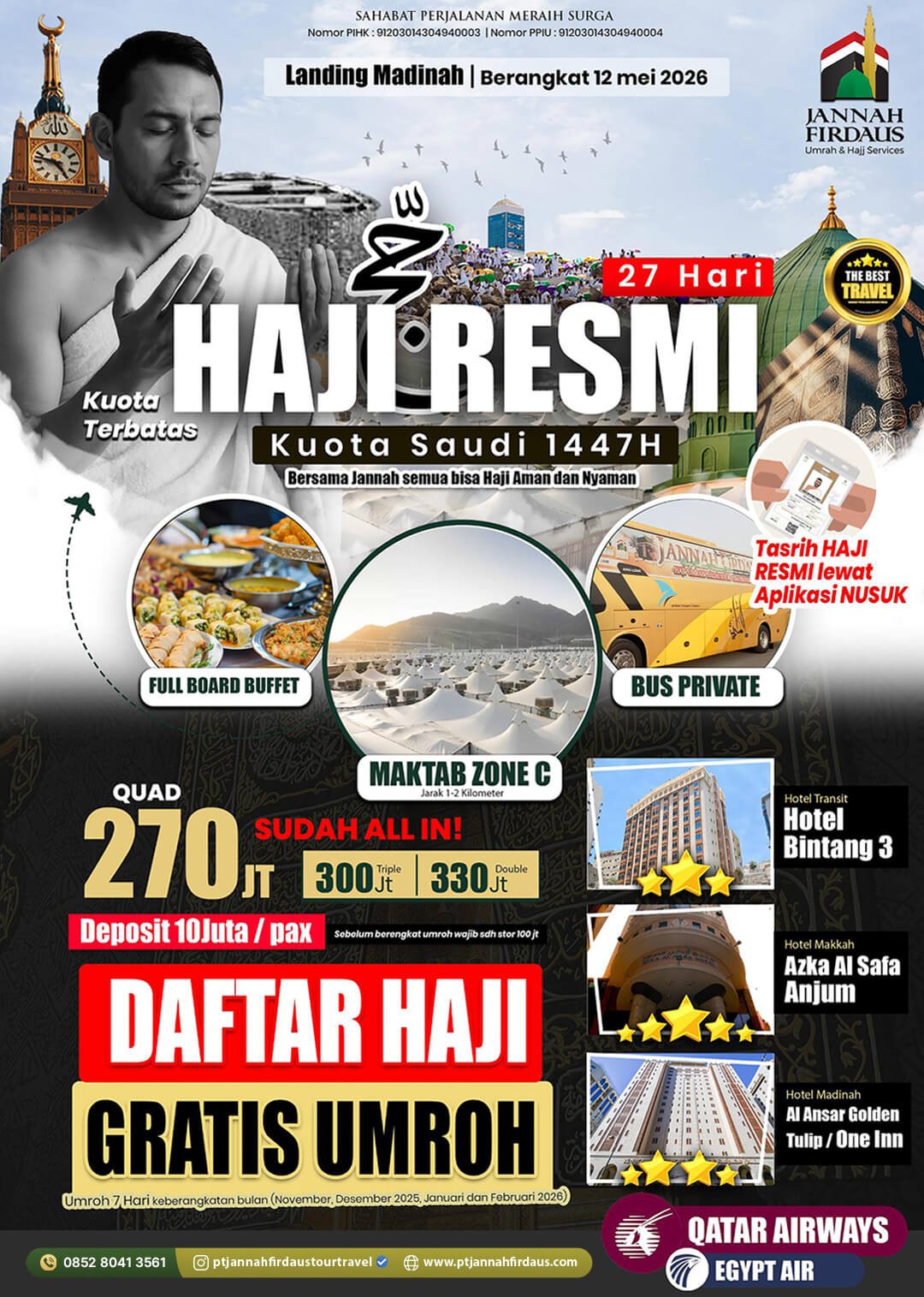 Haji Dakhili 2026 1 Haji Dakhili 2026 Ekonomis Flyer