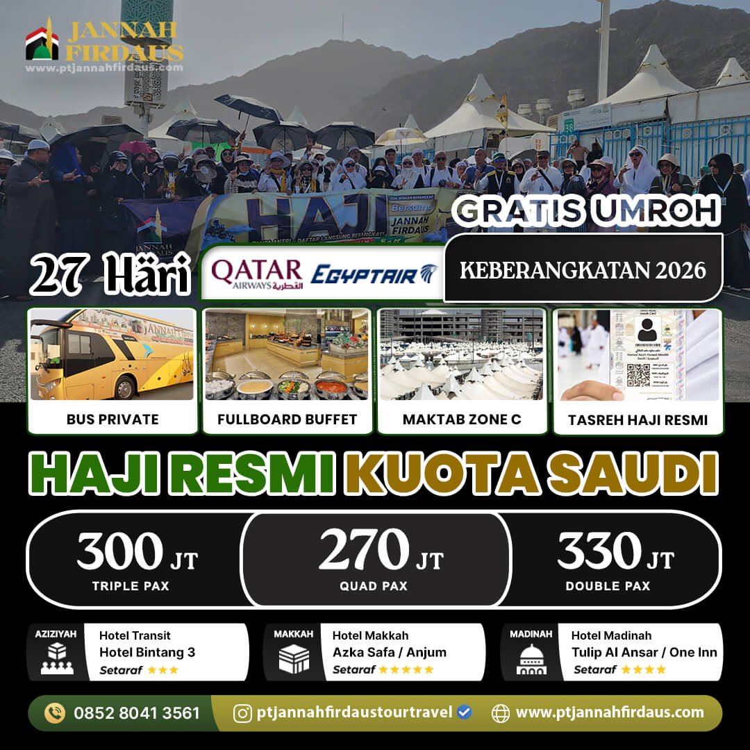 Haji Tanpa Antri Ekonomis 2026 Kuota Haji Saudi