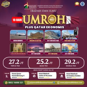 Umroh Plus Qatar 2025 Ekonomis