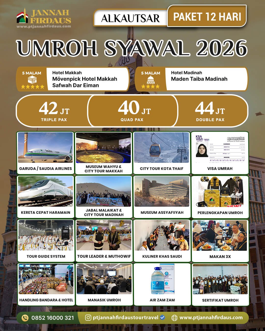 Harga Paket Umroh Syawal 2026 6 Umroh Syawal 2026 Alkautsar New