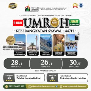 Umroh Syawal 2026 Ekonomis Jannah Firdaus Tour Travel