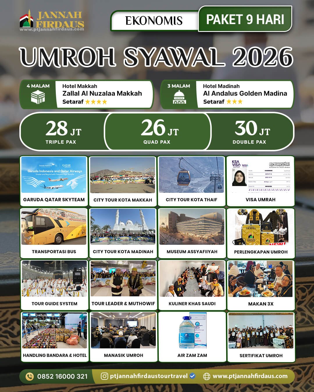 Harga Paket Umroh Syawal 2026 1 Umroh Syawal 2026 Ekonomis