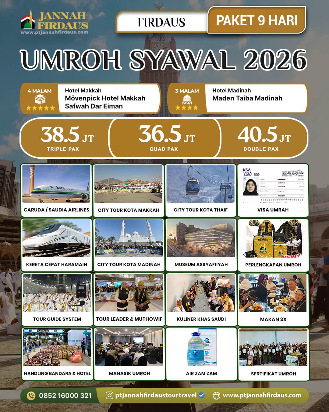 Harga Paket Umroh Syawal 2026 3 Umroh Syawal 2026 Firdaus New